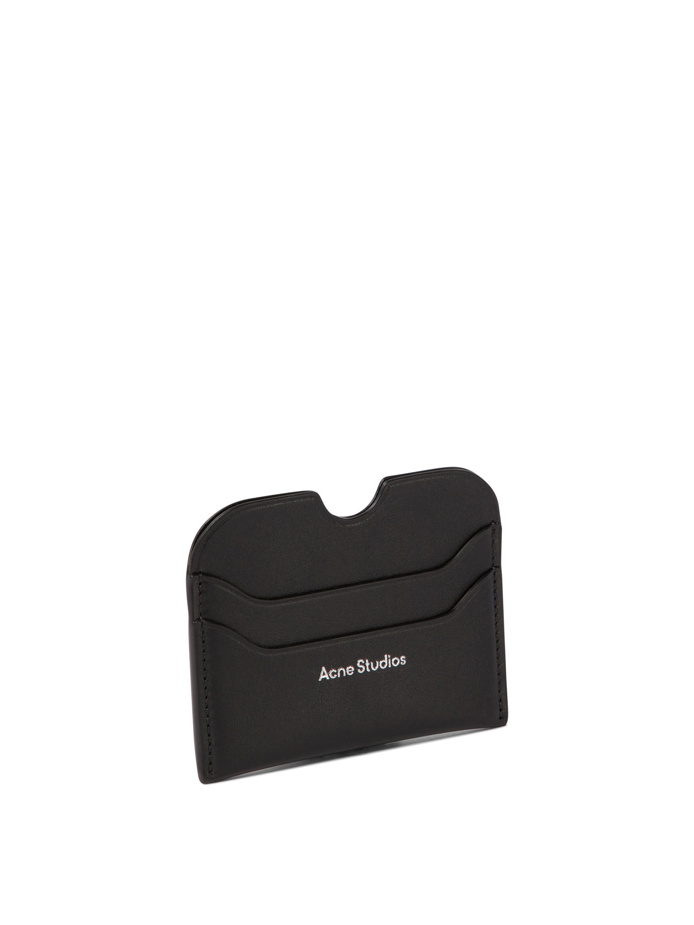 ACNE STUDIOS Black   Card holder with logo